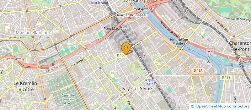localisation de l'entreprise COPR 4 RUE PAUL MAZY 94 IVRY à IVRY-SUR-SEINE