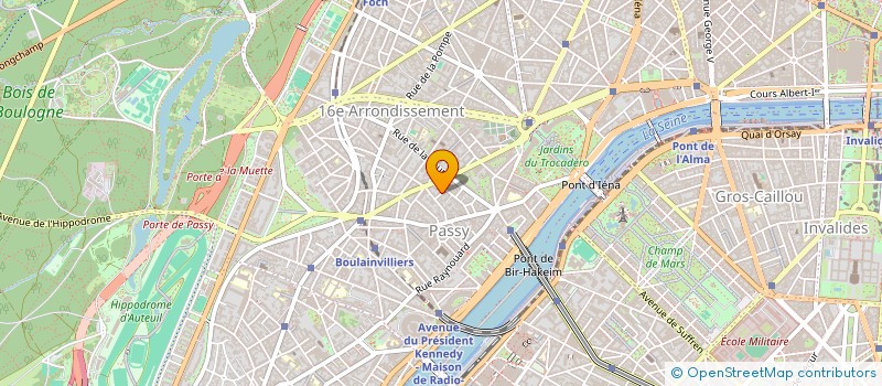 localisation de l'entreprise COPR 4 RUE PAUL SAUNIERE 75016 PARIS  PARIS