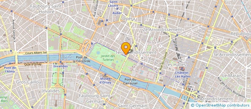 localisation de l'entreprise COPR 4 RUE SAINT ROCH 75001 PARIS à PARIS