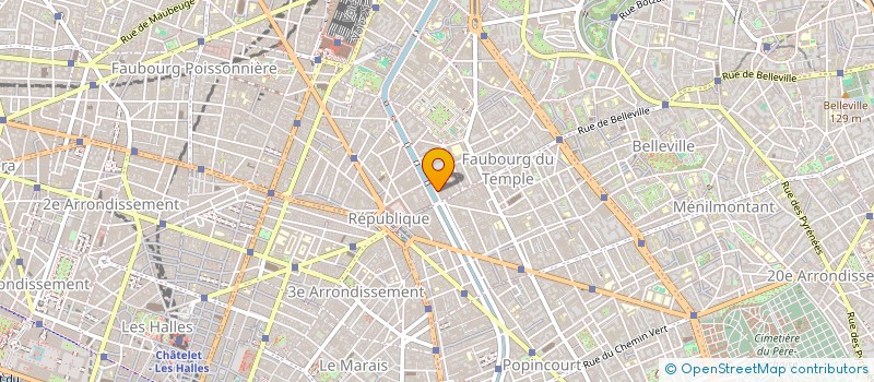 localisation de l'entreprise COPR 40 QU DE JEMMAPES 75010 PARIS  PARIS