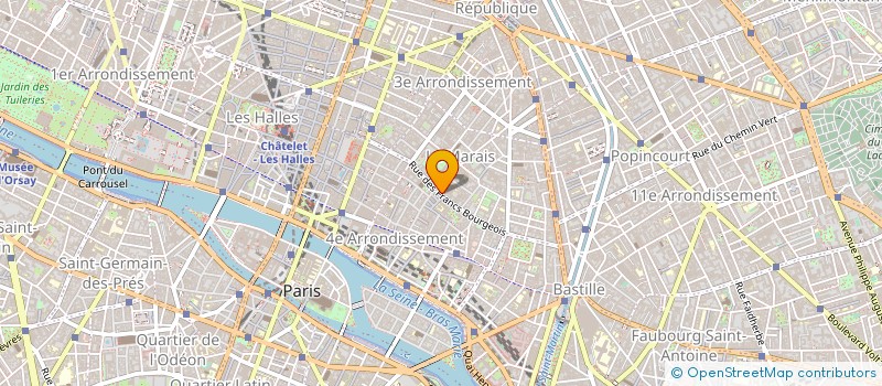 localisation de l'entreprise COPR 40 RUE DES FRANCS BOURGEOIS 75003 PARIS  PARIS