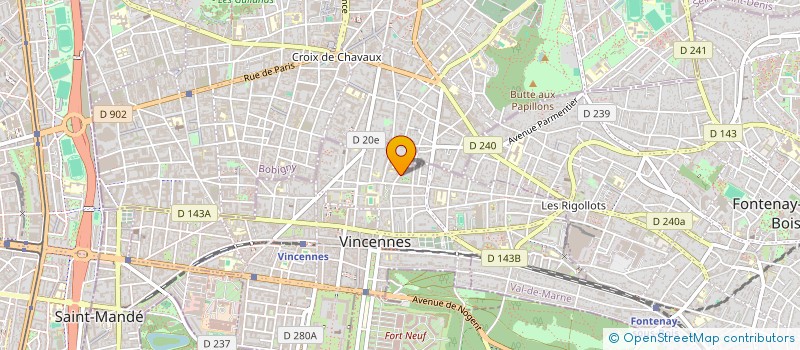 localisation de l'entreprise COPR 40 RUE JOSEPH GAILLARD 94300 VINCENNES à VINCENNES