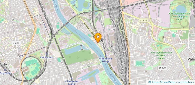 localisation de l'entreprise COPR 41 AV DE CHOISY 94 VILLENEUVE ST GEORGES  VILLENEUVE-SAINT-GEORGES