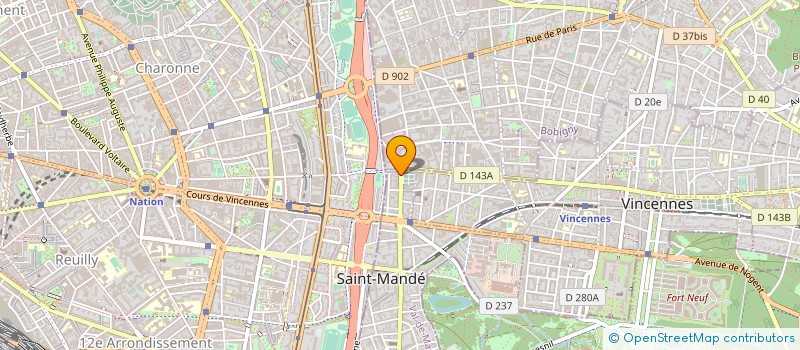 localisation de l'entreprise COPR 41 AV JOFFRE 94160 SAINT MANDE à SAINT-MANDE