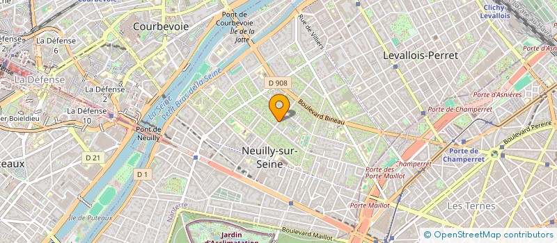 localisation de l'entreprise COPR 41 RUE DE CHEZY à NEUILLY-SUR-SEINE