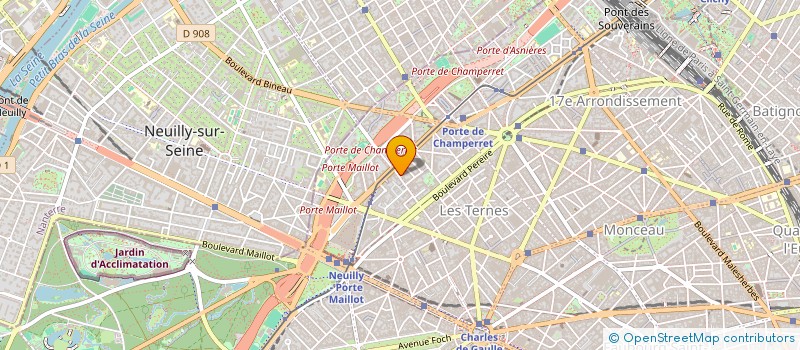 localisation de l'entreprise COPR 42 44 RUE GUERSANT 75017 PARIS  PARIS