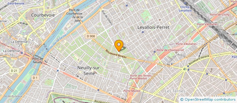 localisation de l'entreprise COPR 42 BD VICTOR HUGO 92200 NEUILLY SUR SEINE à NEUILLY-SUR-SEINE