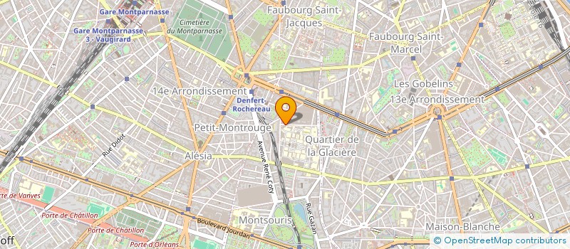 localisation de l'entreprise COPR 42 RUE CANABIS 75014 PARIS  PARIS