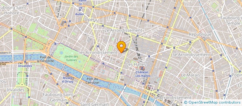 localisation de l'entreprise COPR 42 RUE COQUILLIERE 75001 PARIS  PARIS