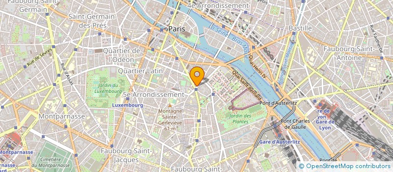 localisation de l'entreprise COPR 42 RUE DU CARDINAL LEMOINE 75005 PARIS  PARIS