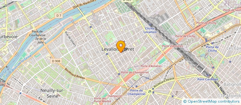 localisation de l'entreprise COPR 42 RUE TREBOIS 92300 LEVALLOIS PERRET à LEVALLOIS-PERRET