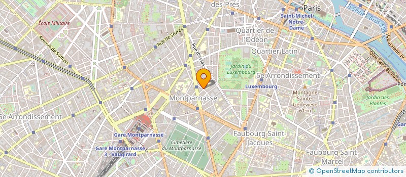 localisation de l'entreprise COPR 43-45-47 RUE NOTRE DAME DES CHAMPS 75006 PARIS  PARIS