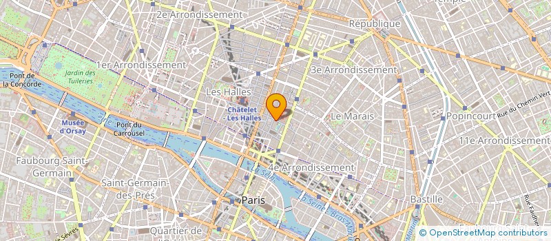 localisation de l'entreprise COPR 43-45 RUE SAINT MERRI 75004 PARIS  PARIS