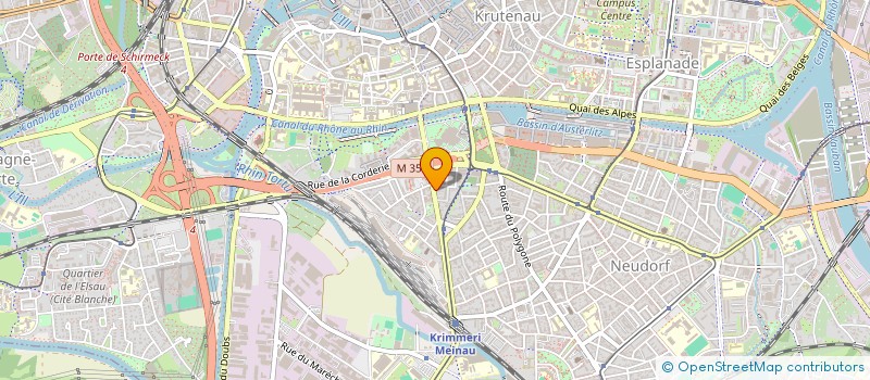 localisation de l'entreprise COPR 43 RTE DE L HOPITAL à STRASBOURG