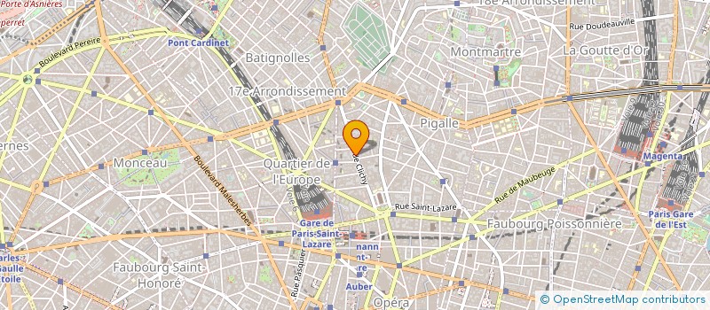 localisation de l'entreprise COPR 43 RUE DE CLICHY 75009 PARIS  PARIS