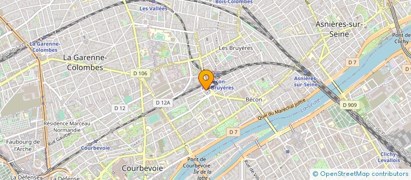 localisation de l'entreprise COPR 43 RUE DE LOUVAIN 92400 COURBEVOIE à COURBEVOIE