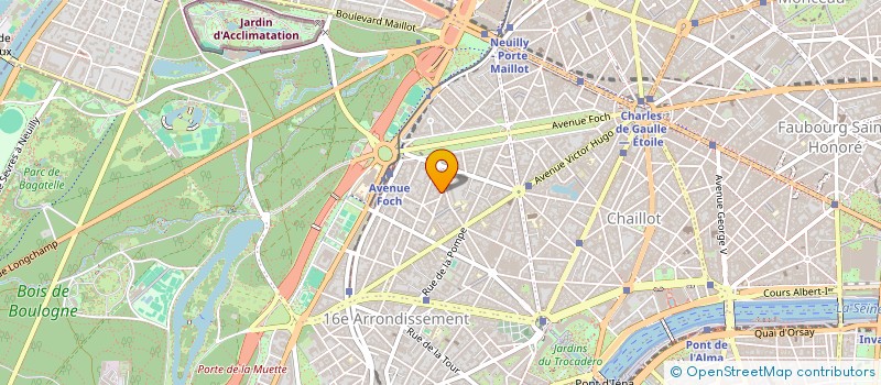 localisation de l'entreprise COPR 43 RUE EMILE MENIER 75016 PARIS  PARIS