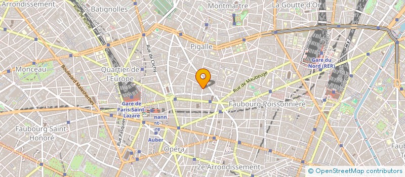 localisation de l'entreprise COPR 43 RUE SAINT GEORGES 75009 PARIS  PARIS