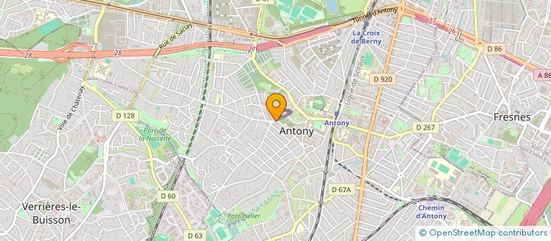 localisation de l'entreprise COPR 44-46-48 AV BOIS DE VERRIERE 75009 PARIS à ANTONY