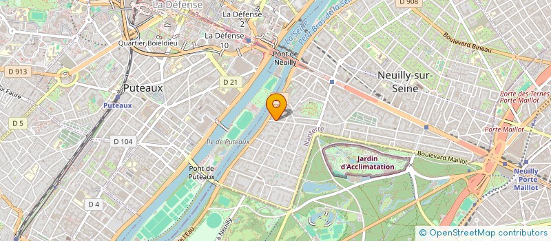 localisation de l'entreprise COPR 44 R DU BOIS DE BOULOGNE 92200 NEUILLY SUR SEINE à NEUILLY-SUR-SEINE