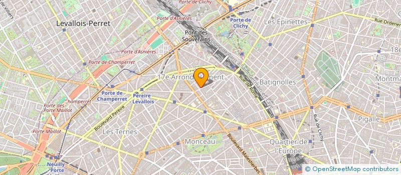 localisation de l'entreprise COPR 44 R JOUFFROY D'ABBANS 75017 PARIS REP PAR  PARIS
