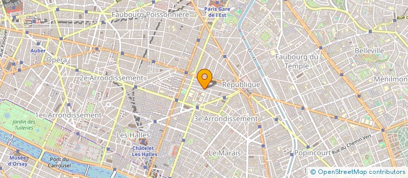 localisation de l'entreprise COPR 45 R NOTRE DAME DE NAZARETH PARIS 03  PARIS