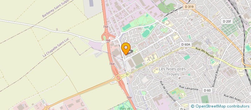 localisation de l'entreprise COPR 45 RUE MARCEL DE FRANCE  LA CHAPELLE-SAINT-LUC