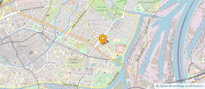 localisation de l'entreprise COPR 46 48 BD D ANVERS à STRASBOURG