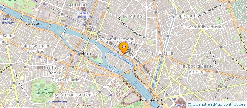 localisation de l'entreprise COPR 46 QUAI DES CELESTINS 75004 PARIS  PARIS