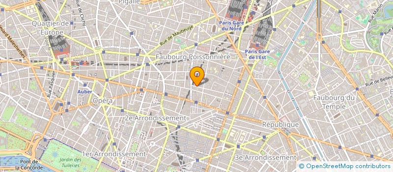 localisation de l'entreprise COPR 46 RUE D ENGHIEN  PARIS