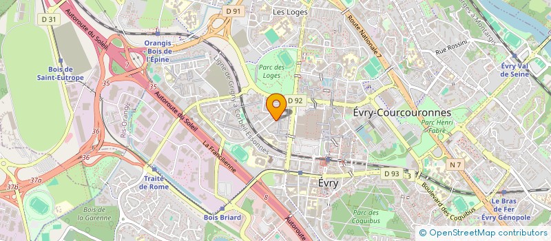 localisation de l'entreprise COPR 46 RUE DU MARQUIS DE RAIES 91080 COURCOURONNES  EVRY-COURCOURONNES