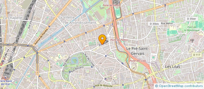 localisation de l'entreprise COPR 46 RUE MANIN 75019 PARIS  PARIS