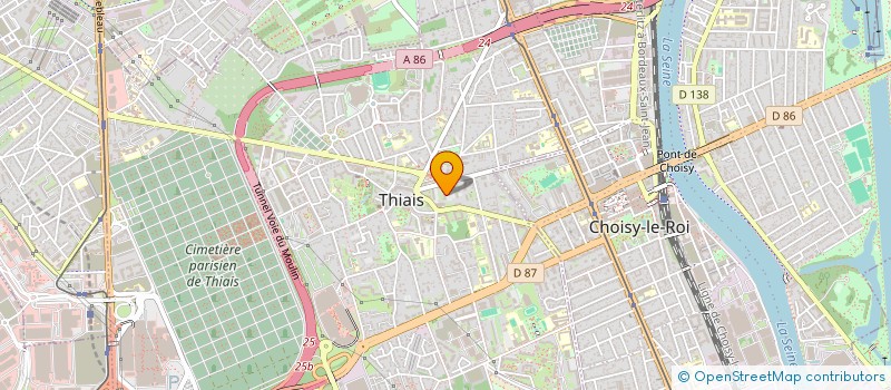 localisation de l'entreprise COPR 47 AV DU PDT FRANKLIN à THIAIS