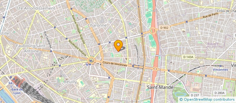 localisation de l'entreprise COPR 47 RUE DE LA PLAINE 75020 PARIS  PARIS