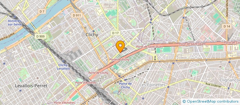 localisation de l'entreprise COPR 48 50 BD VICTOR HUGO 92 CLICHY à CLICHY