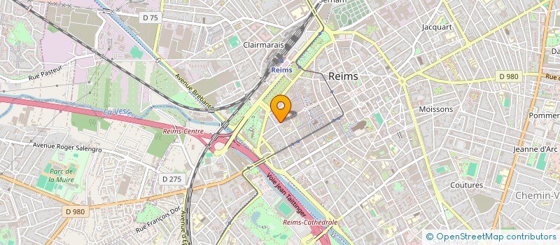 localisation de l'entreprise COPR 48 RUE BUIRETTE  REIMS