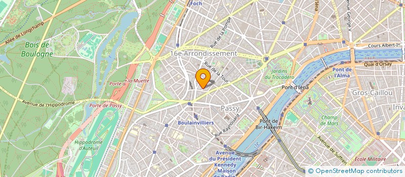 localisation de l'entreprise COPR 48 RUE DESBORDES VALMORE 75016 PARIS  PARIS