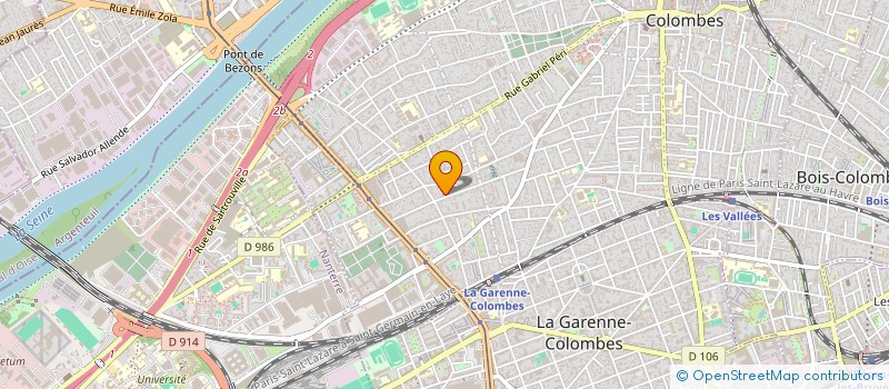 localisation de l'entreprise COPR 48 RUE PIERRE CURIE 92700 COLOMBES  COLOMBES