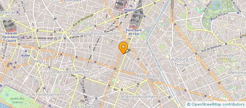 localisation de l'entreprise COPR 49 RUE DU CHATEAU D EAU 75010 PARIS  PARIS