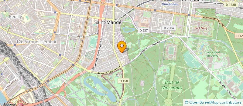 localisation de l'entreprise COPR 49 RUE JEANNE D'ARC 94160 SAINT MANDE à SAINT-MANDE