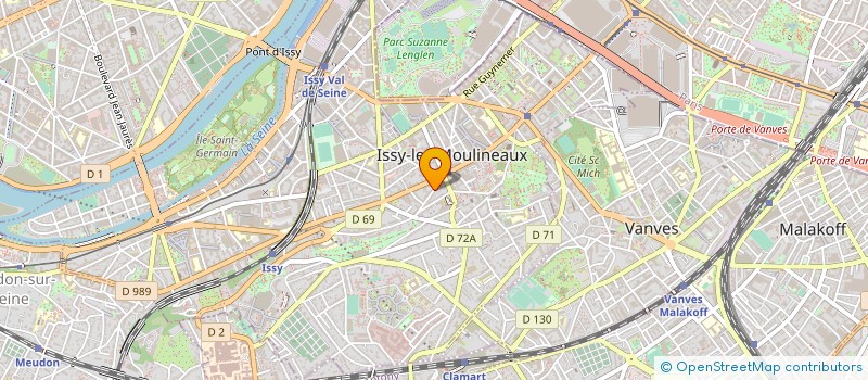 localisation de l'entreprise COPR 4B AV ANDRE CHENIER 92130 ISSY LES MOULINEAUX à ISSY-LES-MOULINEAUX