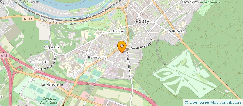 localisation de l'entreprise COPR 5-23 RUE D AIGREMONT 78 POISSY  POISSY