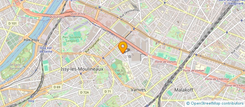 localisation de l'entreprise COPR 5 5BIS ALLEE JEAN NICOT 92130 ISSY LES MOULINEAUX à ISSY-LES-MOULINEAUX