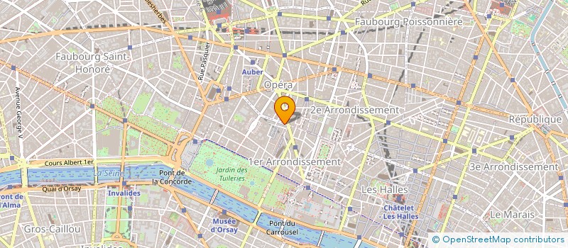 localisation de l'entreprise COPR 5 7 RUE DANIELLE CASANOVA 75001 PARIS  PARIS