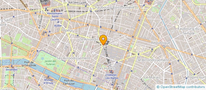 localisation de l'entreprise COPR 5 7 RUE DE CLERY 75002 PARIS  PARIS