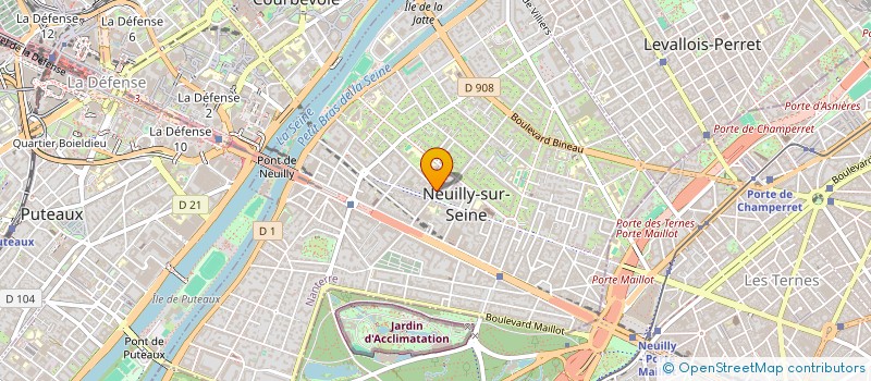 localisation de l'entreprise COPR 5 AV SAINTE FOY 92 NEUILLY SUR SEINE à NEUILLY-SUR-SEINE