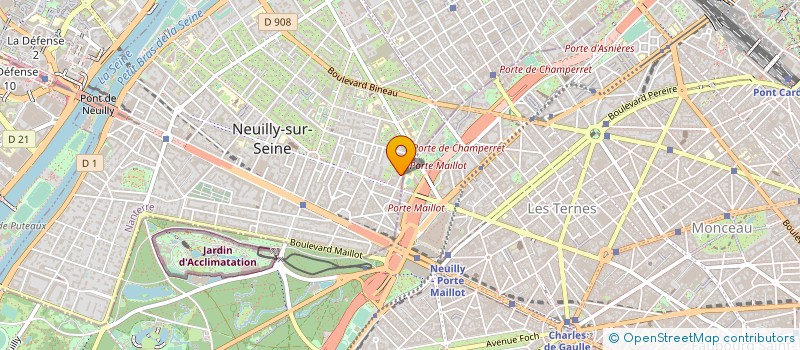 localisation de l'entreprise COPR 5 BIS RUE PARMENTIER 92200 NEUILLY SUR SEINE à NEUILLY-SUR-SEINE