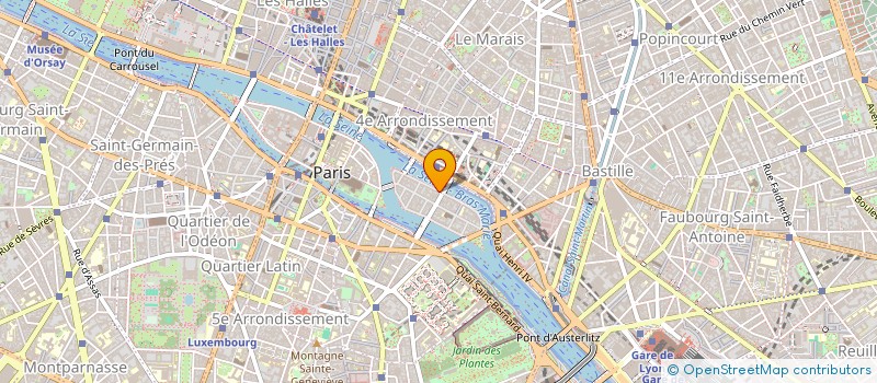 localisation de l'entreprise COPR 5 QUAI DE BOURBON 75004 PARIS  PARIS