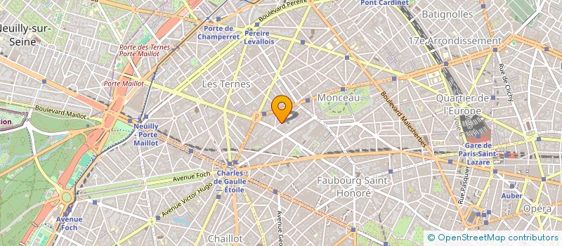 localisation de l'entreprise COPR 5 RUE DARU 75008 PARIS  PARIS