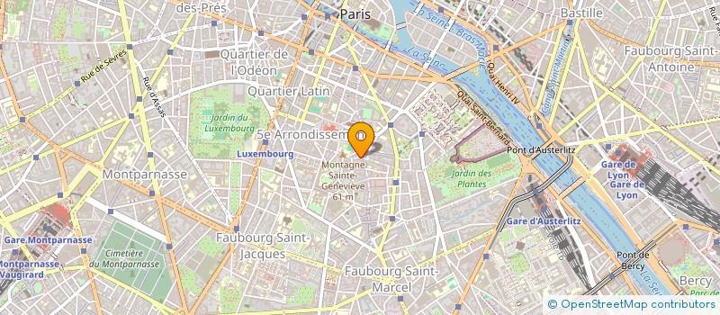 localisation de l'entreprise COPR 5 RUE DE BLAINVILLE 75005 PARIS  PARIS